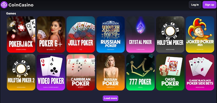 coinpoker malaysia casino games