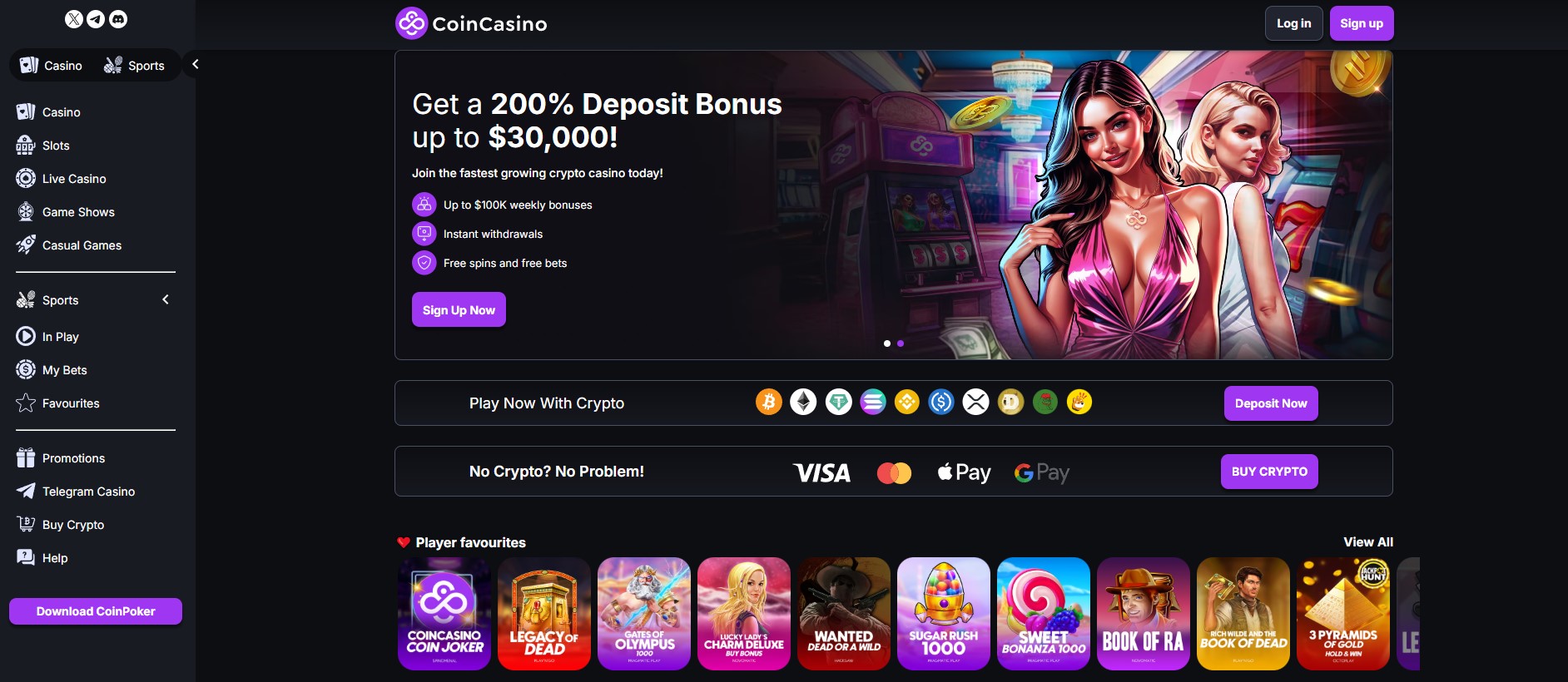 CoinCasino - USD Coin (USDC) Casinos