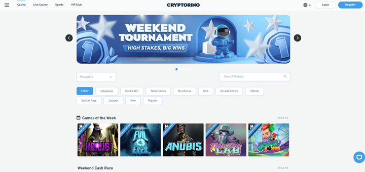 cryptorino metamask casino games
