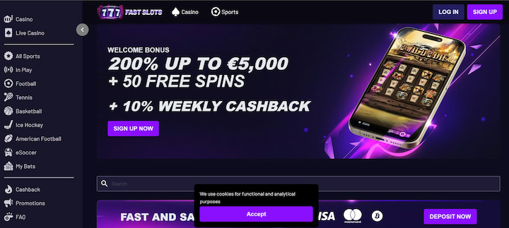 fastslots uae casino welcome bonus