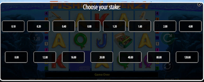 Fishin_ Frenzy Betting Options Mobile