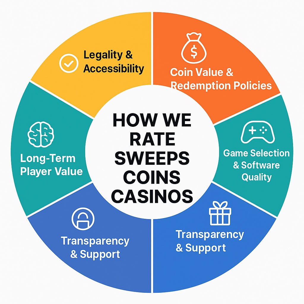 How We Rate Sweepstakes Casinos