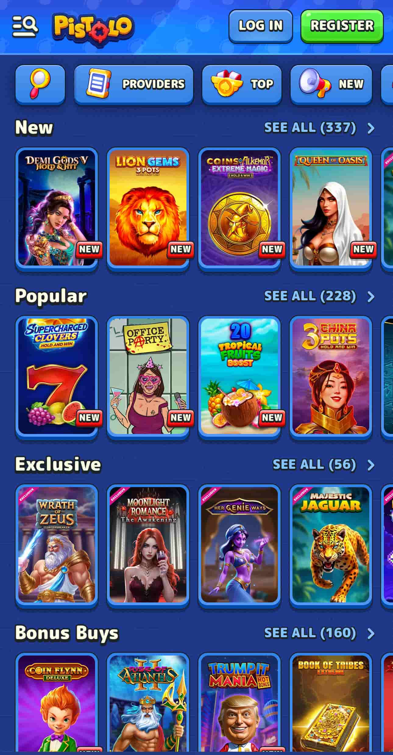 Pistolo - real money casino app in Canada