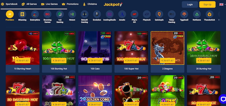 jackpoty uae gambling site games and features