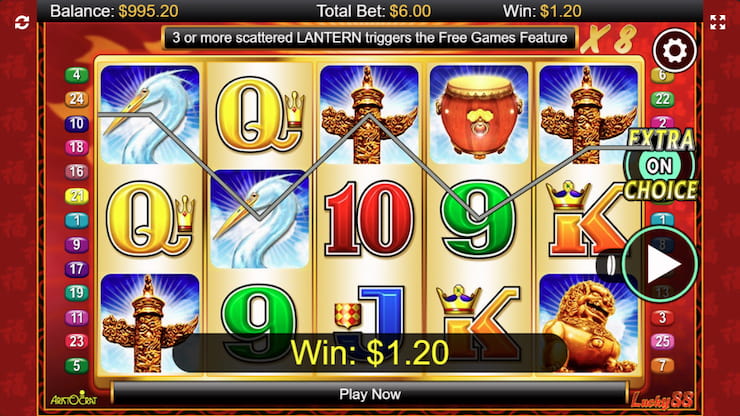 Lucky 88 Game Screen Desktop