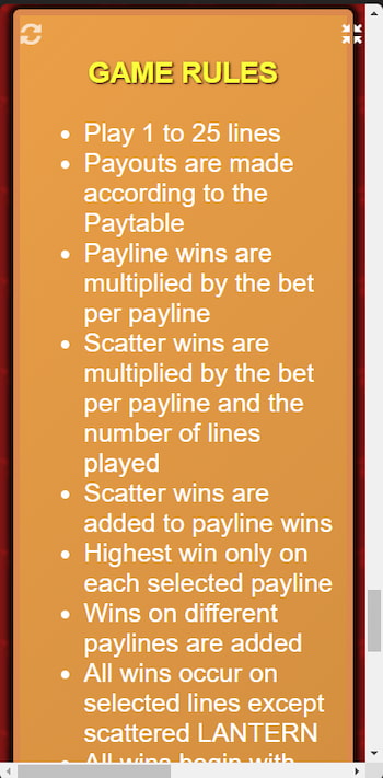 Lucky 88 Slot Game Rules Mobile