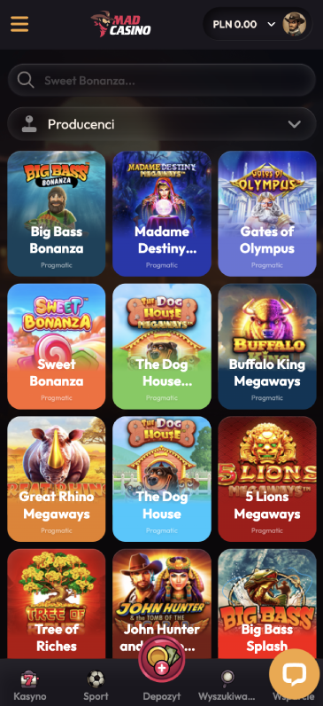Mad Casino kasyno