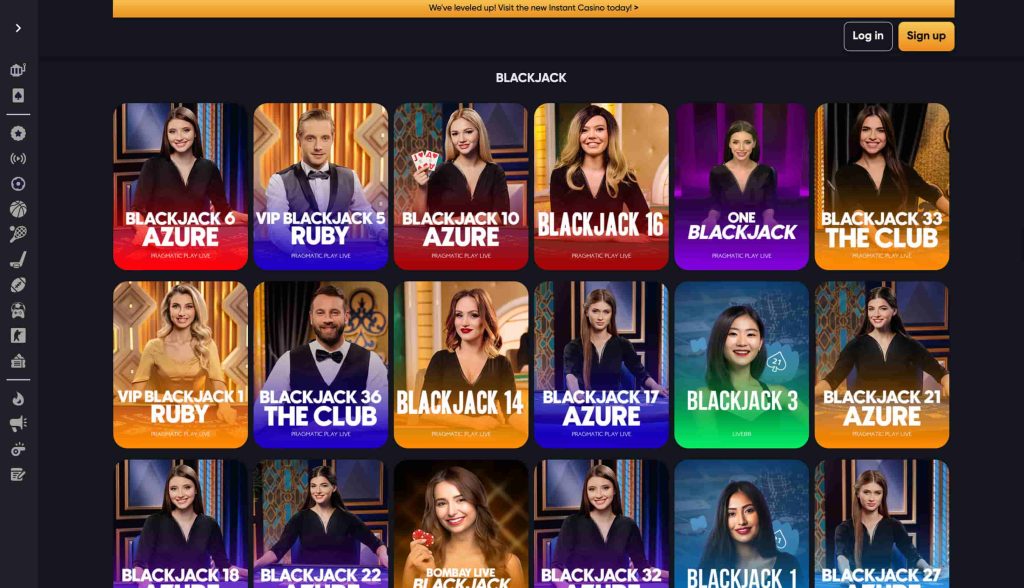 A preview of online blackjack nz at Instant Casino