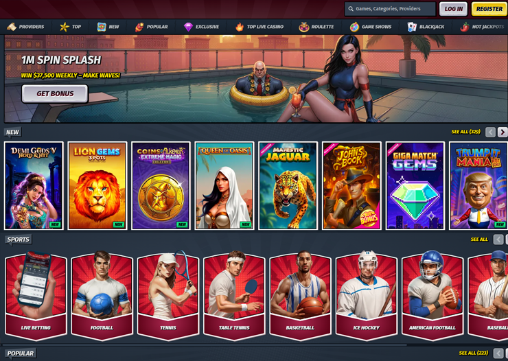 ally spin games for canada bettors, one of New Online Casinos Canada, 