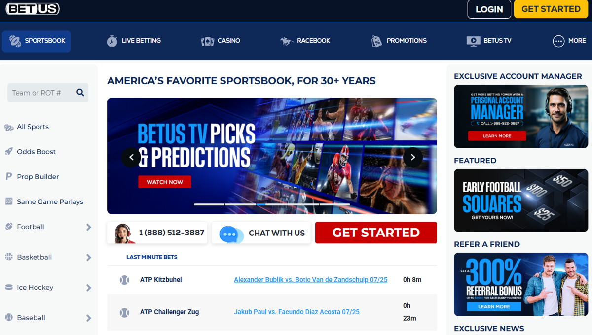 10. BetUS – Best Betting App for Big Bonuses and Expert Picks