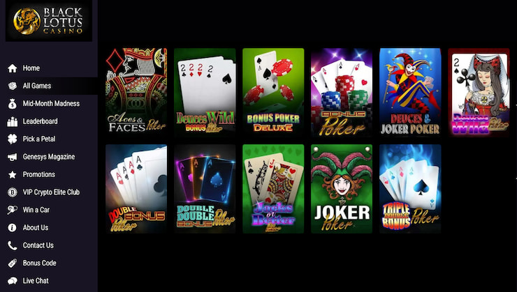 A snapshot of the black lotus poker games