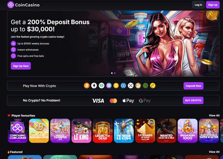 coincasino metamask casino welcome bonus and slots