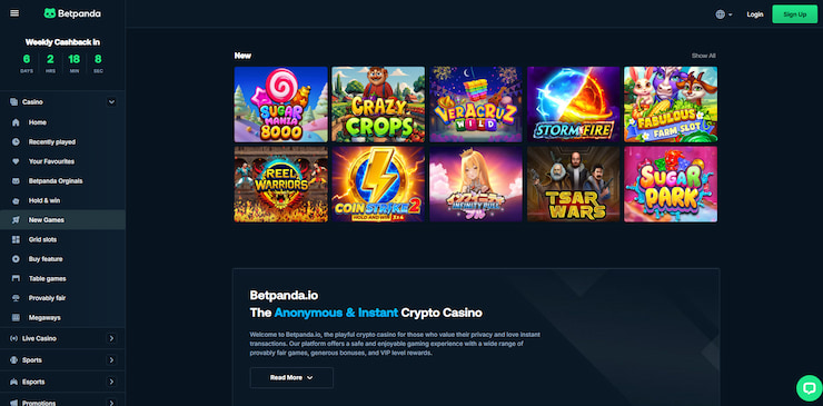 A list of the new slots available at BetPanda, some of the best among brand new online casinos in UK.