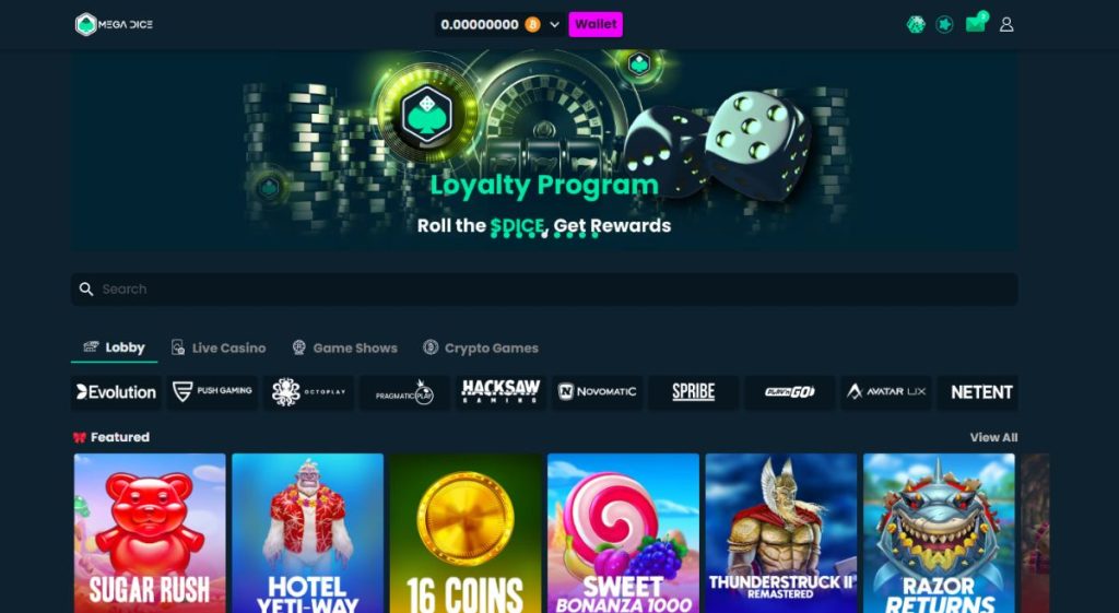 megadice metamask casino bonus and slots