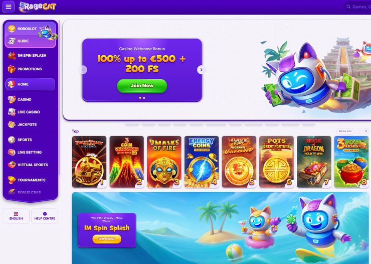 new , one of New Online Casinos Canada, robocat games and welcome bonus