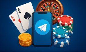 telegram app logo with casino features