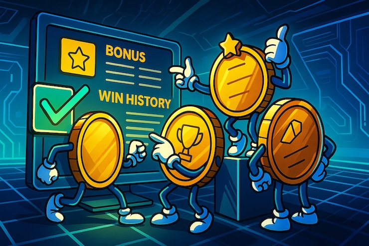 A snapshot of the win history at the best payout online casinos