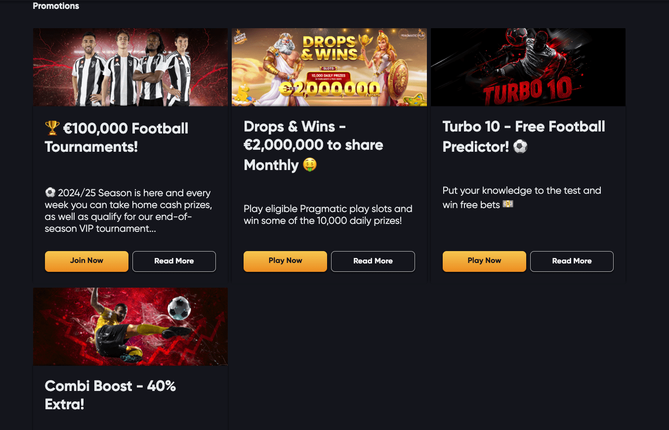 bonus promotions instant casino