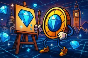 Da Vinci Diamonds slot review with coin painting diamonds in futuristic arena