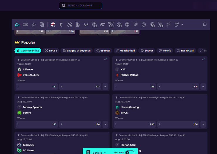 DisCasino football betting site offering Cyprus Sporting Betting options and odds
