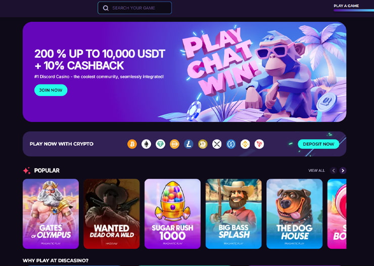 discasino bonus and game for ireland bettors
