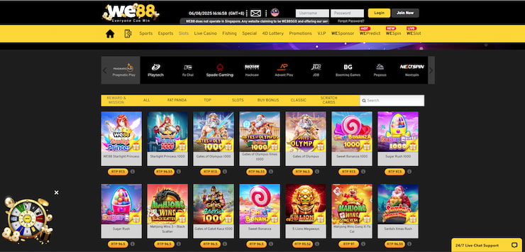 A snapshot of online slots at one of the best online casinos Indonesia, featuring popular titles like Gates of Olympus and Sweet Bonanza.
