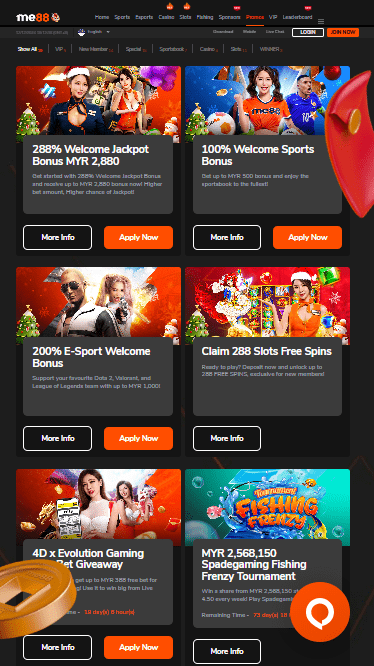 me88 , top singapore online casino, promotional launch