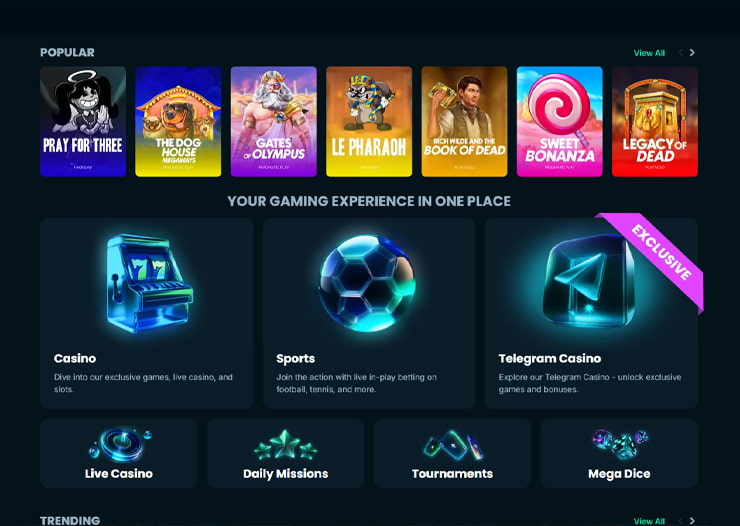 mega dice ireland casino games