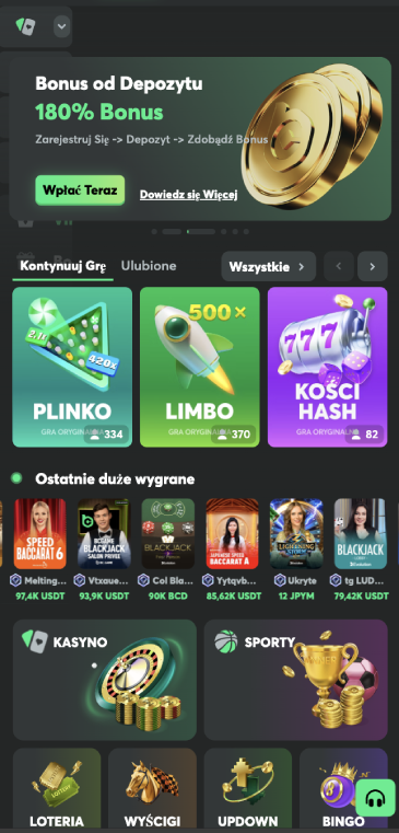 BC.Game - kasyno z niskim depozytem