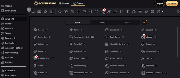 golden panda betting sites saudi arabia market
