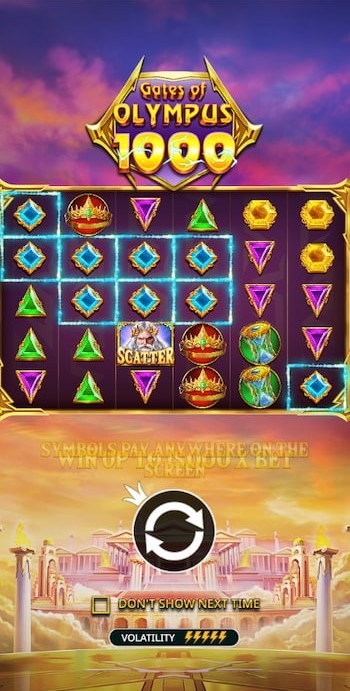 How to play Gates of Olympus 1000 Slot Game