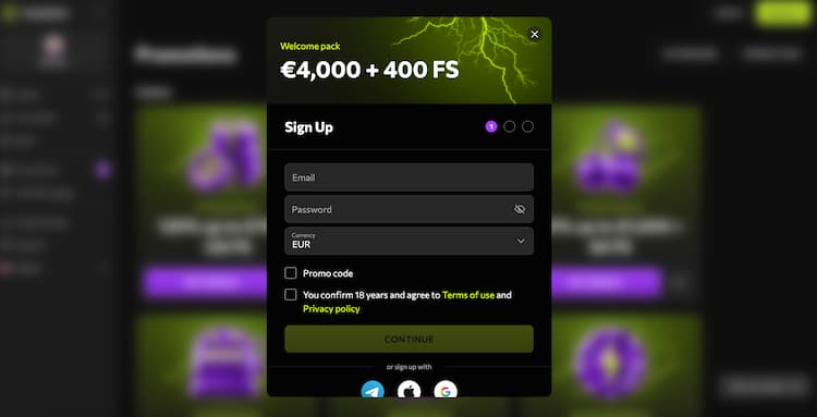 instasino inloggen