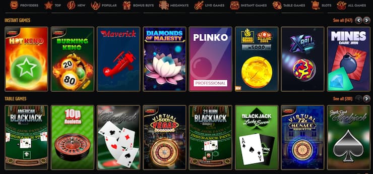 New Zealand casino bonus Gransino table game screenshot