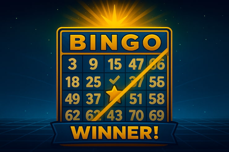 An image showing a winning bingo card.