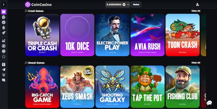 Ripple casinos crash games and instant win slots