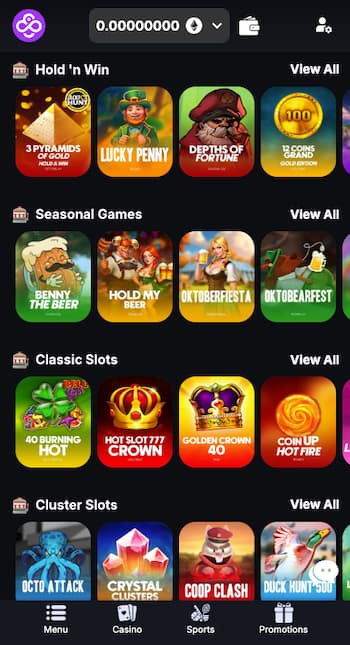 Slots app South Africa with Hold and Win, classic slots, and cluster games