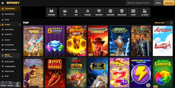 Spinsy casino games – best online casinos Australia pokies focus