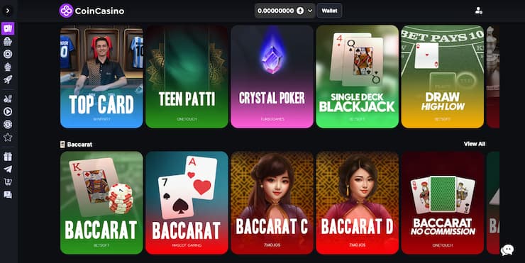 Ripple casinos table games blackjack and baccarat