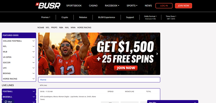 busr tennis betting site sign up bonus for bettors