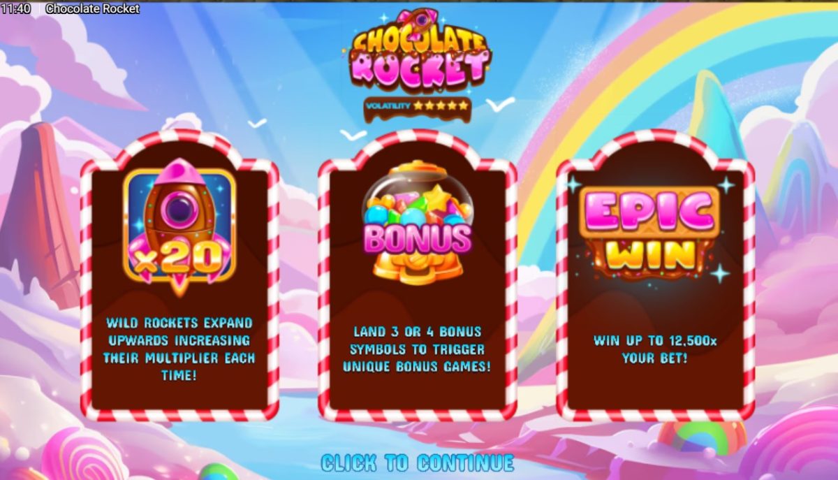 Chocolate Rocket Slot Review 2025