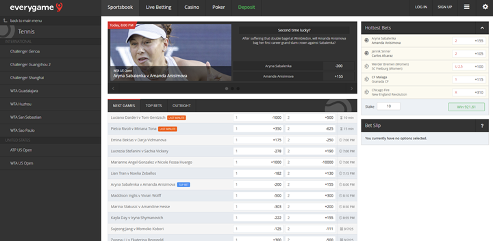 everygame tennis sportsbook