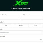 registration form for online sportsbook that takes visa