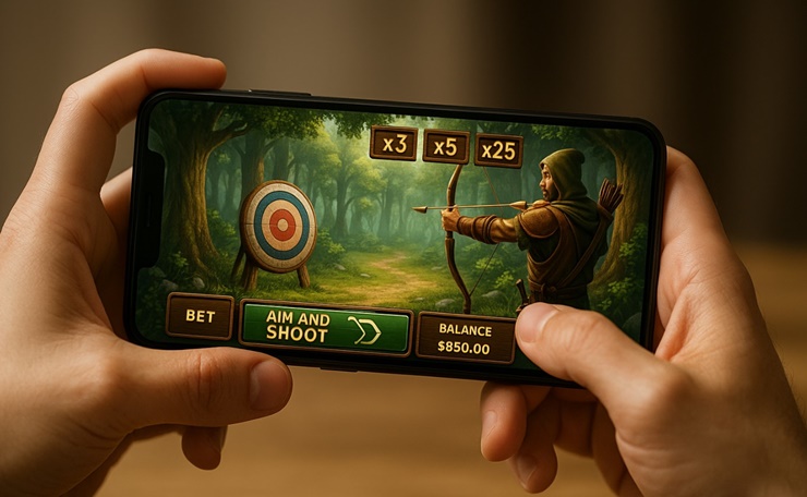 Play Archery Casino Game on Mobile