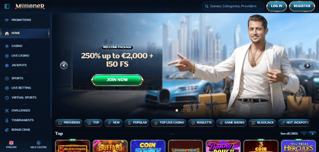 Millioner buitenlandse casino