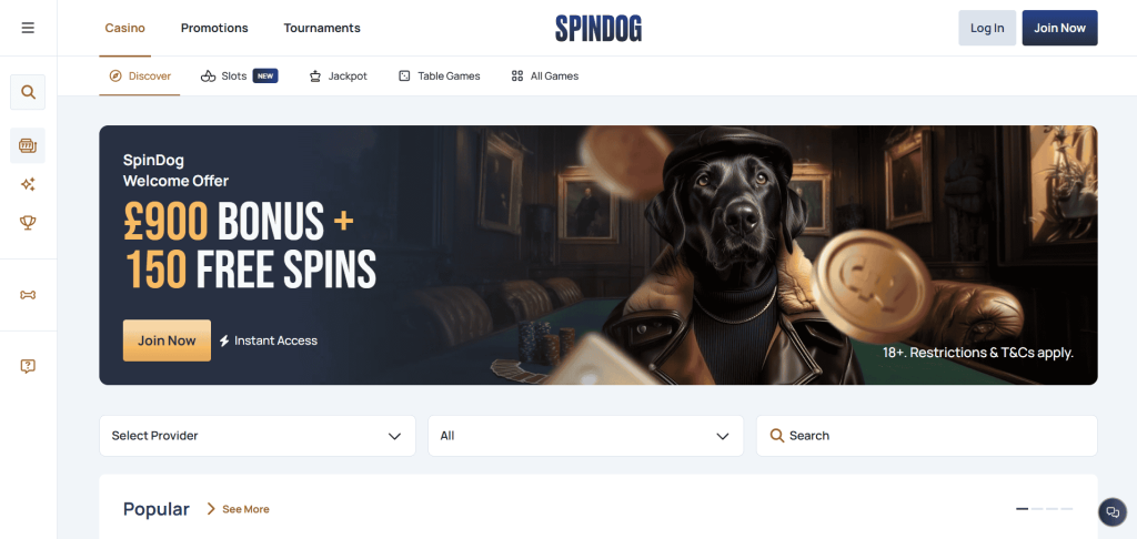 Spindog buitenlandse casino zonder Cruks