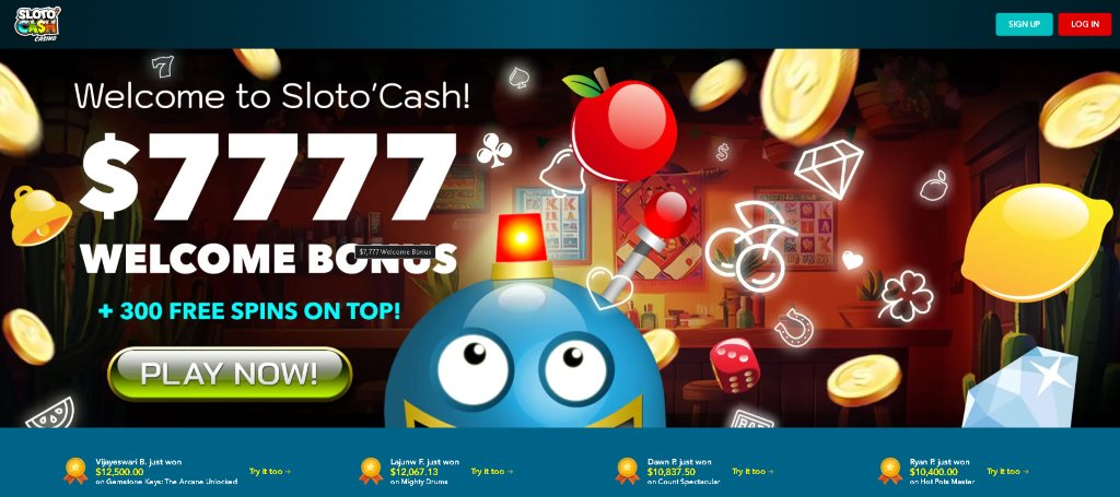 Slotocash rewarding loyalty program
