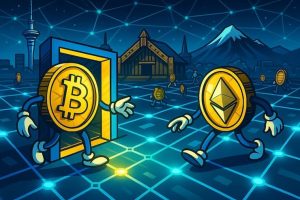 A snapshot of an illustration symbolizing the best crypto casinos NZ
