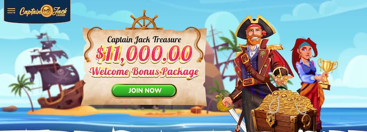 A snapshot of Captain Jack No Limit Casino