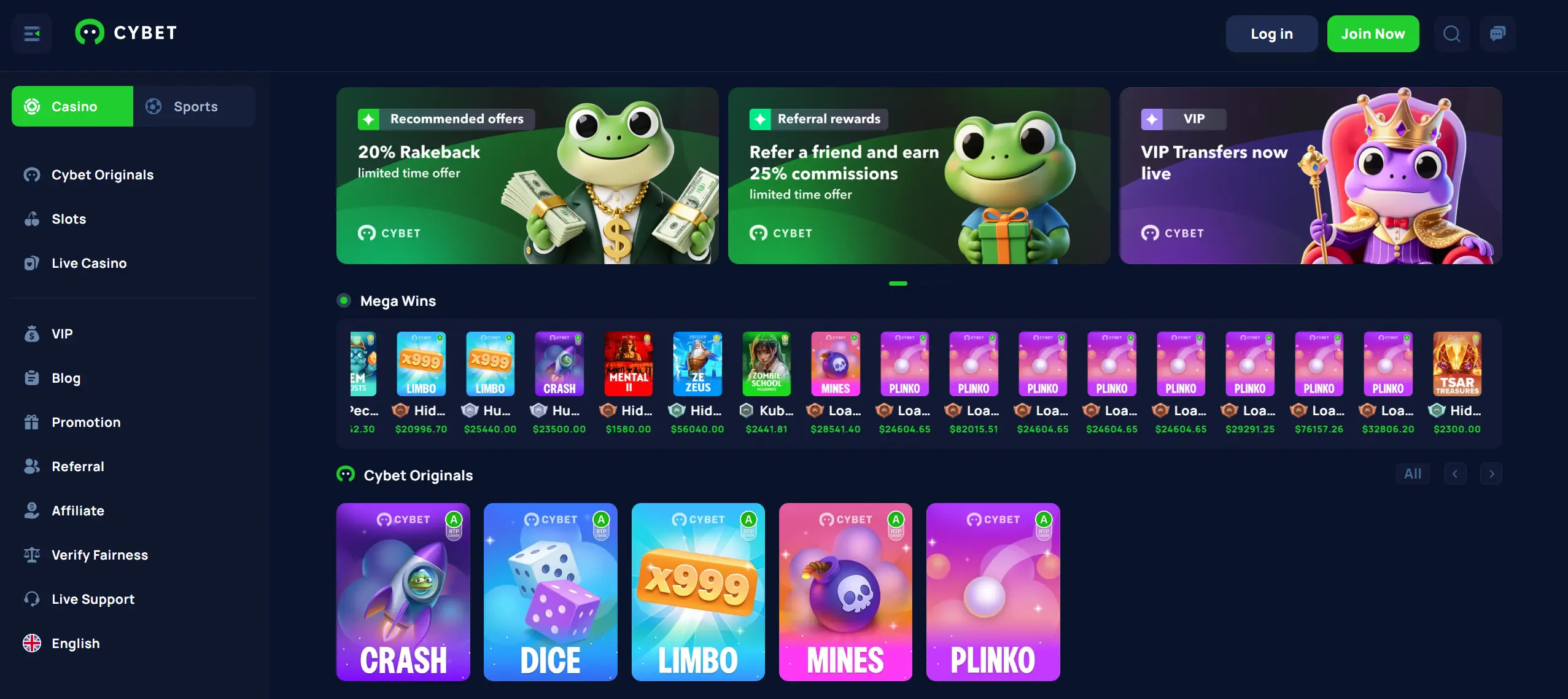 The Cybet sportsbook, one of the best Solana sports betting sites.