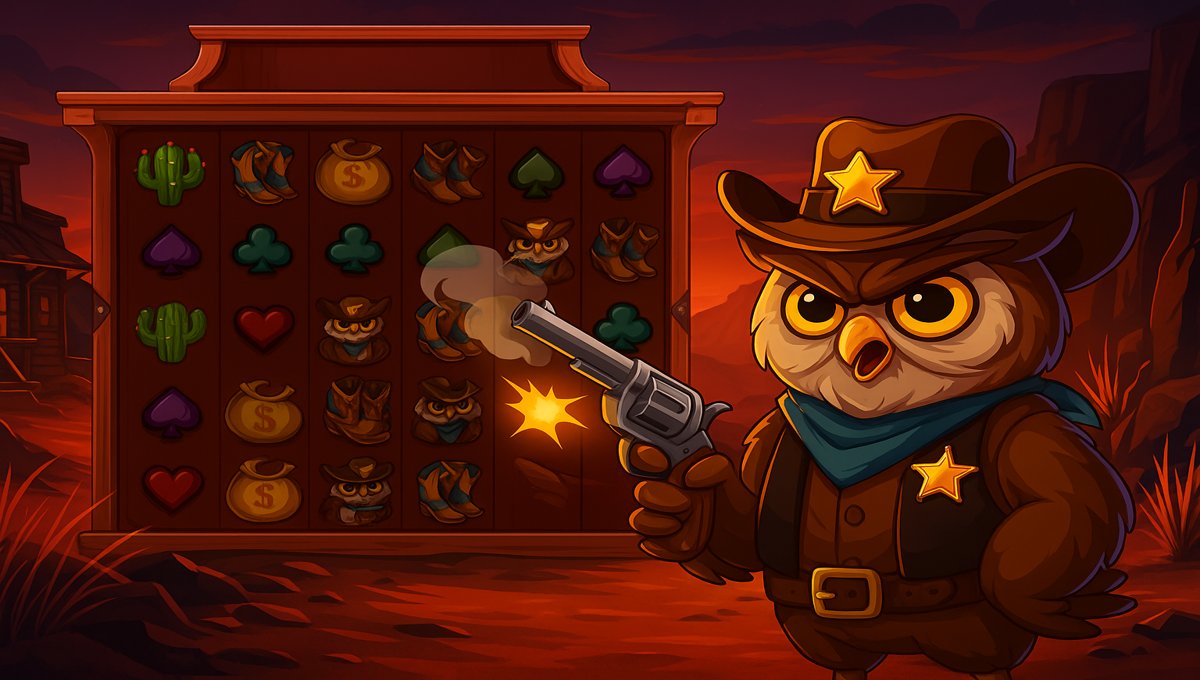 Graphics & Sound on Hoot Shot the Sheriff Slot